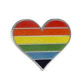 Rainbow Heart Pin