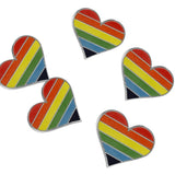 Rainbow Heart Pin