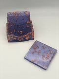 Purple and Copper Coasters